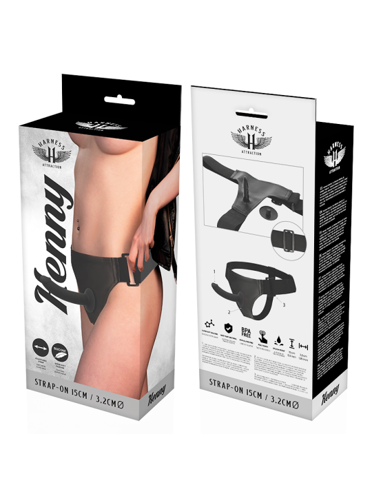 HARNESS ATTRACTION ARNES SILICONA KENNY 15 CM O 32 CM