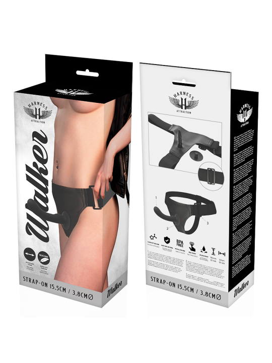 HARNESS ATTRACTION ARNES SILICONA WALKER G SPOT 155 CM O 38 CM