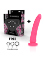 DELTA CLUB TOYS ARNES DILDO ROSA SILICONA MEDICA 17 CM O 3 CM