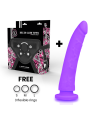 DELTA CLUB TOYS ARNES DILDO LILA SILICONA MEDICA 23 CM O 45 CM
