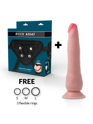 ROCKARMY ARNES DUAL DENSITY CRUSADER DILDO REALISTA 215 CM O 446 CM