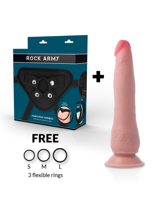 ROCKARMY ARNES DUAL DENSITY CRUSADER DILDO REALISTA 215 CM O 446 CM