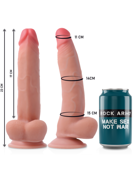 ROCKARMY ARNES DUAL DENSITY LEOPARD DILDO REALISTA 23 CM O 477 CM