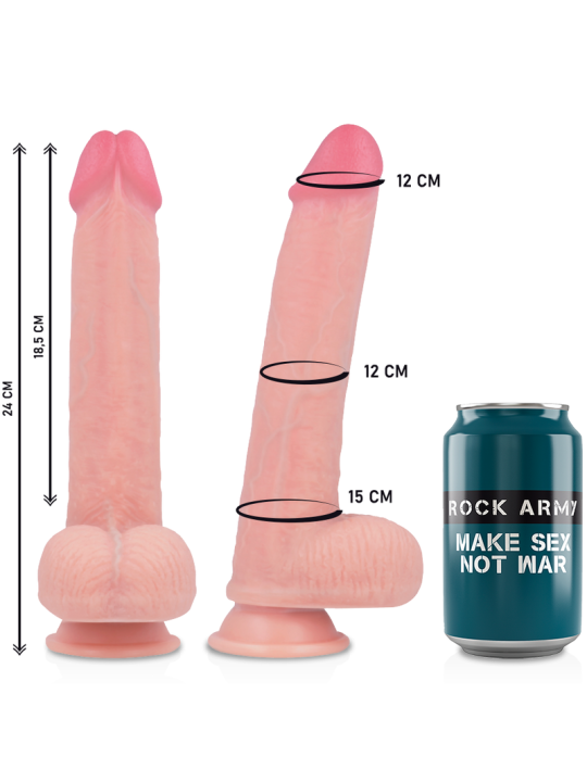ROCKARMY ARNES LIQUID SILICONE DILDO PREMIUM KINGCOBRA 24 CM O 477 CM