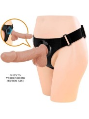 PRETTY LOVE HARNESS BRIEFS ARNES UNIVERSAL CON DILDO JERRY 218 CM NATURAL