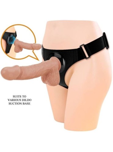 PRETTY LOVE HARNESS BRIEFS ARNES UNIVERSAL CON DILDO JERRY 218 CM NATURAL