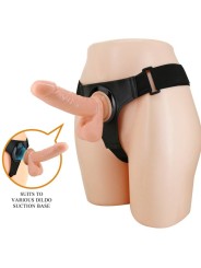 PRETTY LOVE HARNESS BRIEFS ARNES UNIVERSAL CON DILDO TOM 20 CM NATURAL