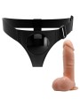 PRETTY LOVE HARNESS BRIEFS ARNES UNIVERSAL CON DILDO TOM 20 CM NATURAL