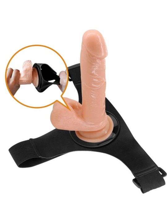 PRETTY LOVE HARNESS BRIEFS ARNES UNIVERSAL CON DILDO TOM 20 CM NATURAL