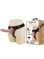 PRETTY LOVE HARNESS BRIEFS ARNES UNIVERSAL CON DILDO KEVIN 19 CM NATURAL