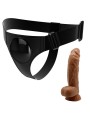 PRETTY LOVE HARNESS BRIEFS ARNES UNIVERSAL CON DILDO MICHEAL 20 CM NEGRO