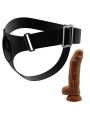 PRETTY LOVE HARNESS BRIEFS ARNES UNIVERSAL CON DILDO MICHEAL 20 CM NEGRO