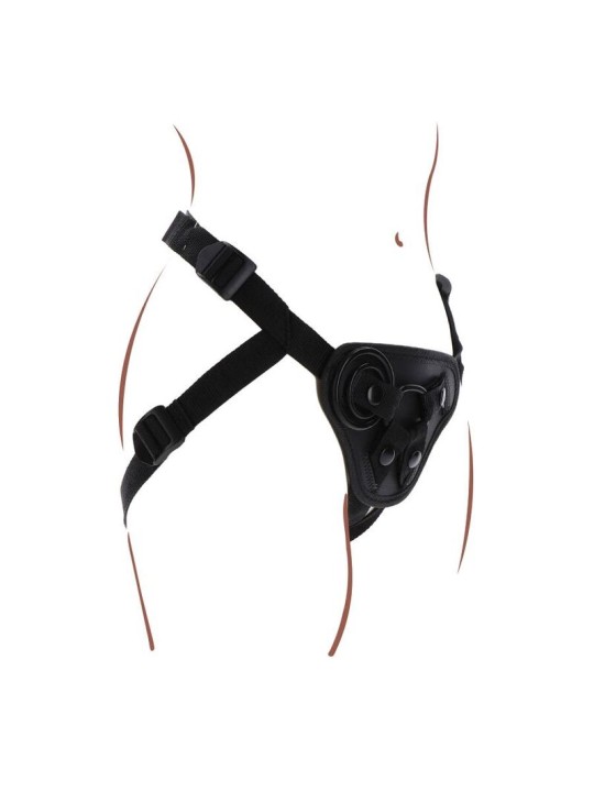 GET REAL STRAP ON HARNES NEGRO