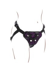 GET REAL STRAP ON LACE HARNES MORADO