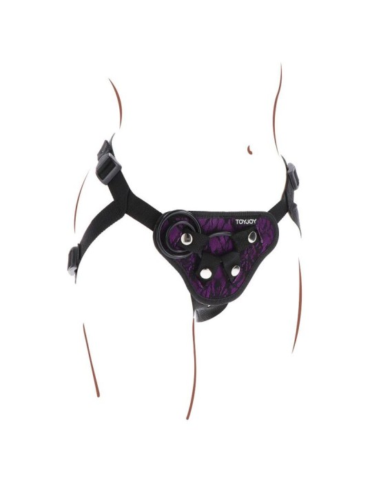 GET REAL STRAP ON LACE HARNES MORADO