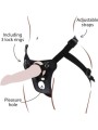 GET REAL STRAP ON PLEASURE HARNES NEGRO