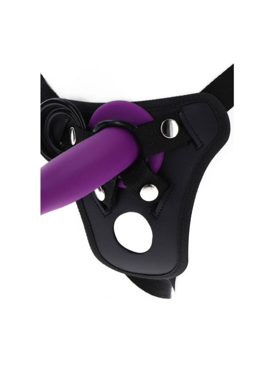 GET REAL STRAP ON PLEASURE HARNES NEGRO