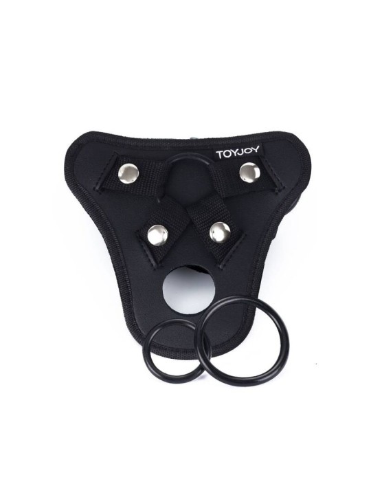 GET REAL STRAP ON PLEASURE HARNES NEGRO