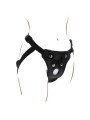 GET REAL STRAP ON PLEASURE HARNES NEGRO
