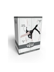 GET REAL STRAP ON PLEASURE HARNES NEGRO