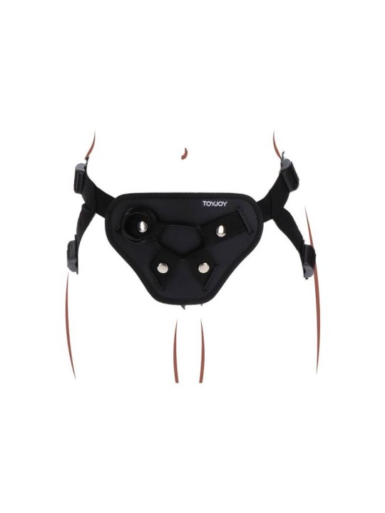 GET REAL STRAP ON DELUXE HARNES NEGRO