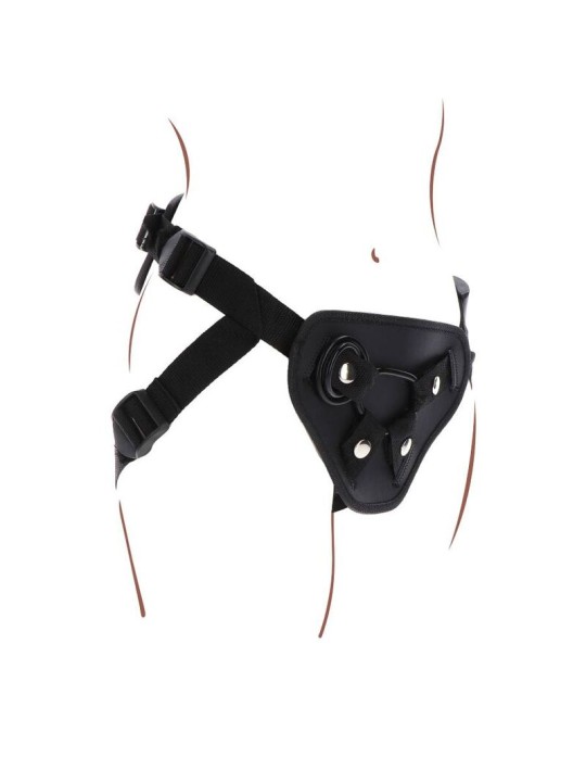 GET REAL STRAP ON DELUXE HARNES NEGRO