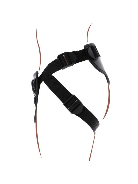 GET REAL STRAP ON DELUXE HARNES NEGRO