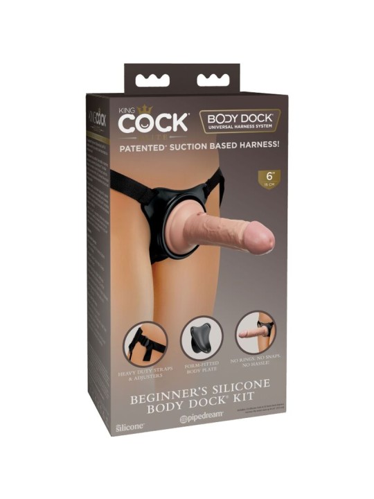 KING COCK ELITE ARNES AJUSTABLE PARA PRINCIPIANTES CON DILDO 152 CM