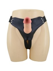 PRETTY LOVE MAVIS HARNESS BRIEFS UNIVERSAL CON DILDO 19 CM NATURAL