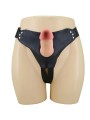 PRETTY LOVE MAVIS HARNESS BRIEFS UNIVERSAL CON DILDO 19 CM NATURAL