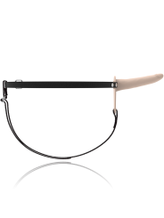 FETISH SUBMISSIVE HARNESS VIBRADOR SILICONA FLESH 15 CM