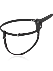 FETISH SUBMISSIVE HARNESS VIBRADOR SILICONA NEGRO 15 CM