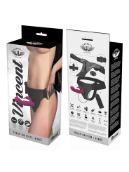 HARNESS ATTRACTION ARNES VIBRADOR RABBIT VINCENT 15 CM O 4 CM