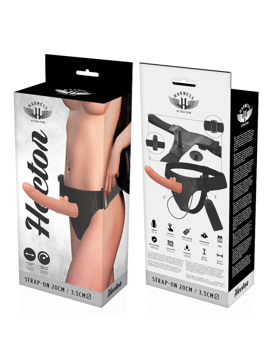 HARNESS ATTRACTION ARNES VIBRADOR HECTOR 20 CM O 35 CM