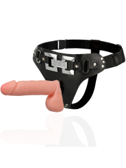 HARNESS ATTRACTION ARNES DELUXE CON VIBRACION REALISTICO 18 CM O 45 CM