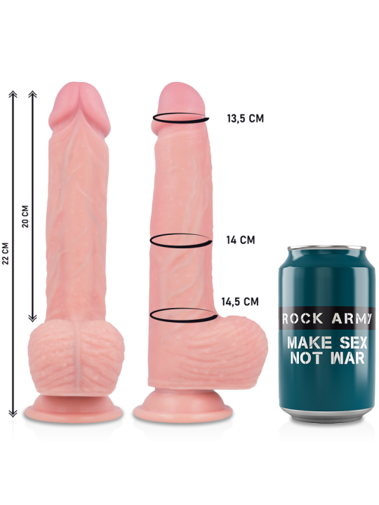 ROCKARMY ARNES LIQUID SILICONE VIBRADOR CONTROL REMOTO PREMIUM APACHE 205 CM O 462 CM
