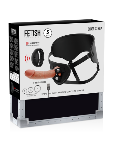 FETISH SUBMISSIVE CYBER STRAP ARNES CON DILDO CONTROL REMOTO TECNOLOGIA WATCHME S