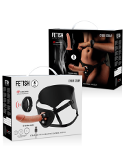 FETISH SUBMISSIVE CYBER STRAP ARNES CON DILDO CONTROL REMOTO TECNOLOGIA WATCHME S