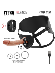 FETISH SUBMISSIVE CYBER STRAP ARNES CON DILDO CONTROL REMOTO TECNOLOGIA WATCHME L