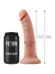 FETISH SUBMISSIVE CYBER STRAP ARNES CON DILDO Y BALA CONTROL REMOTO TECNOLOGIA WATCHME M