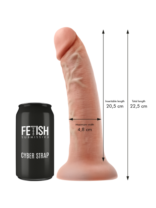 FETISH SUBMISSIVE CYBER STRAP ARNES CON DILDO Y BALA CONTROL REMOTO TECNOLOGIA WATCHME L