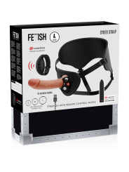 FETISH SUBMISSIVE CYBER STRAP ARNES CON DILDO Y BALA CONTROL REMOTO TECNOLOGIA WATCHME L