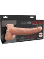 FETISH FANTASY SERIES ARNES AJUSTABLE PENE REALISTICO CON TESTICULOS RECARGABLE Y VIBRADOR 23 CM