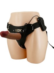 PRETTY LOVE STARKS HARNESS BRIEFS VIBRACION MULTI VELOCIDAD DILDO 175 CM MULATO