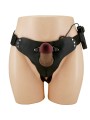 PRETTY LOVE STARKS HARNESS BRIEFS VIBRACION MULTI VELOCIDAD DILDO 175 CM MULATO