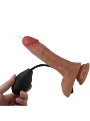 PRETTY LOVE HARNESS BRIEFS UNIVERSAL CON DILDO VIBRACION Y SQUIRTING 155 CM MULATO