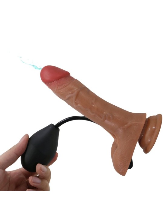 PRETTY LOVE HARNESS BRIEFS UNIVERSAL CON DILDO VIBRACION Y SQUIRTING 155 CM MULATO