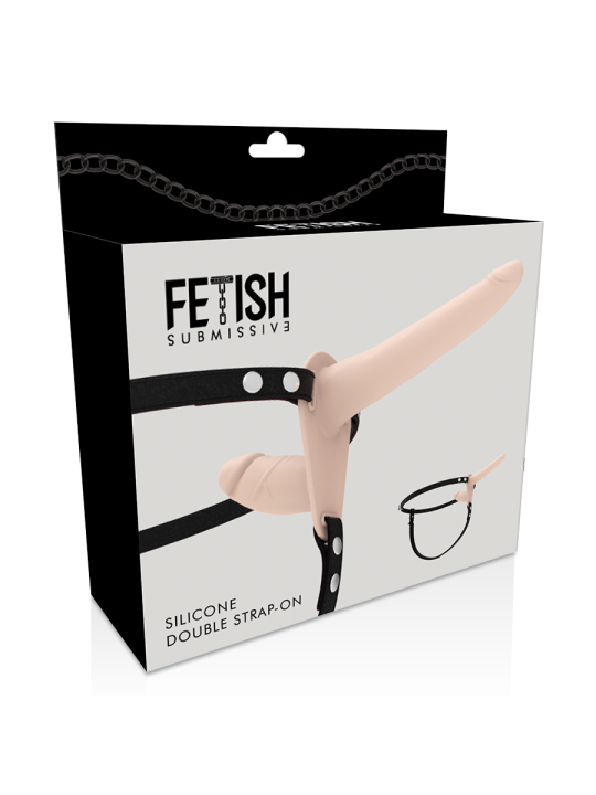 FETISH SUBMISSIVE HARNESS DOBLE PENETRACION FLESH