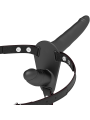 FETISH SUBMISSIVE HARNESS DOBLE PENETRACION NEGRO