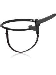 FETISH SUBMISSIVE HARNESS DOBLE PENETRACION NEGRO